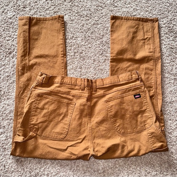 Dickies Pants Mens 40x32 Brown Carpenter Relaxed Fit Chore Work EUC - Picture 2 of 6